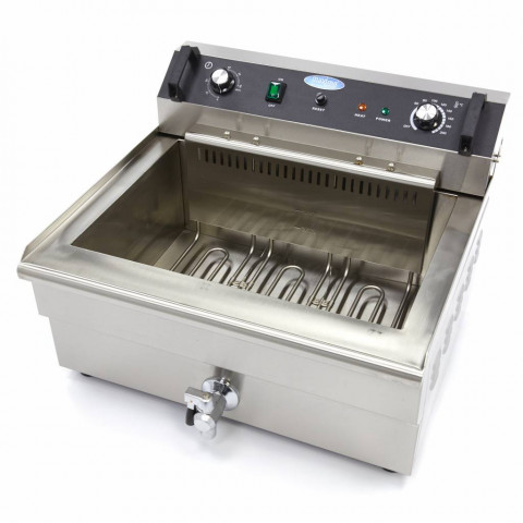 MAXIMA 30 Liter Tisch-Friteuse mit Fettablasshahn