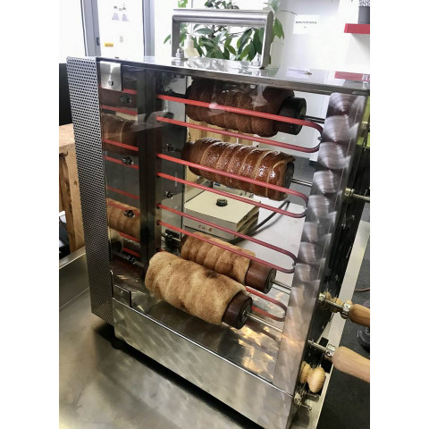 Elektro Baumstriezel Ofen mit 6+6 Backrollen