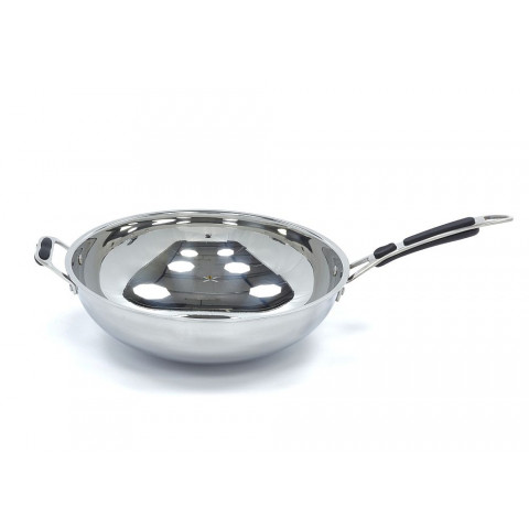 MAXIMA Edelstahl Induktions Wokpfanne 36cm
