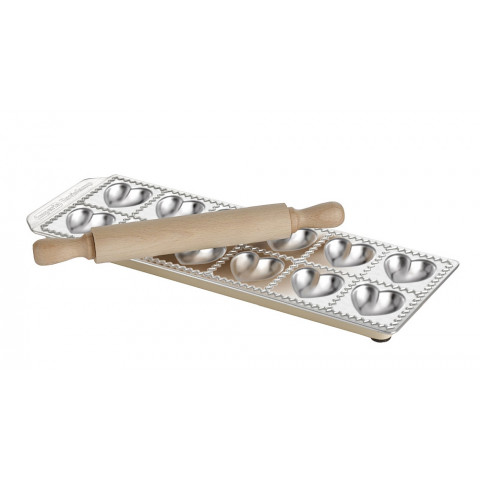 IMPERIA Tris Gli Speciali Ravioli Form Set mit Teigrolle