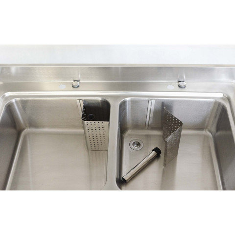 GAMMO Spültisch mit 2 Becken 50x50