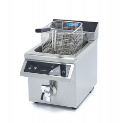 MAXIMA 8 Liter Induktions-Fritteuse mit Fettablasshahn