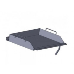 Stahlplatte für Gerät mit 3 Brennern - 585x460mm