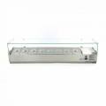 MAXIMA Kühlaufsatzvitrine 8xGN1/3 - 180cm