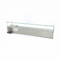 MAXIMA Kühlaufsatzvitrine 8xGN1/3 - 180cm