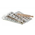IMPERIA Tris Classici Ravioli Form Set mit Teigrolle