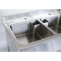 GAMMO Spültisch mit 2 Becken 50x50